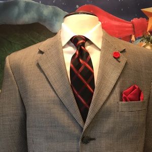 Biella houndstooth Coat